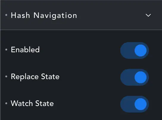 Slide Deeper settings panel