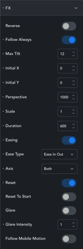 Baby Tilt effects dialogue