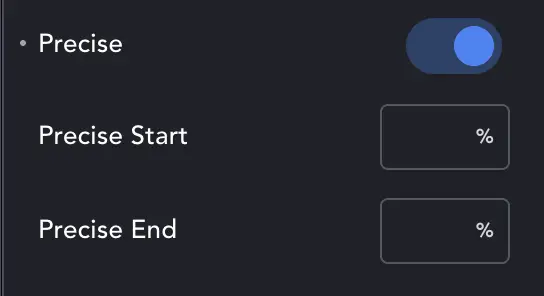 ScrollBack settings panel