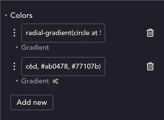 ScrollBack settings panel