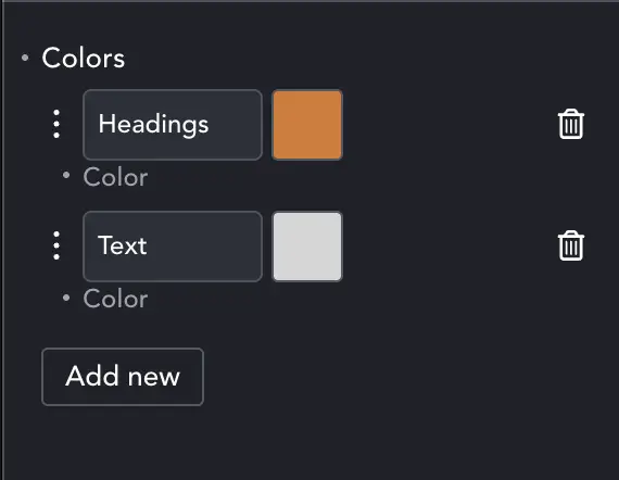 ScrollBack settings panel