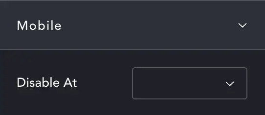 ScrollBack settings panel