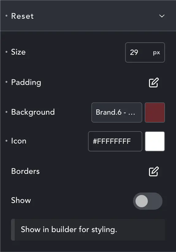 Simple Post FIlter settings panel.